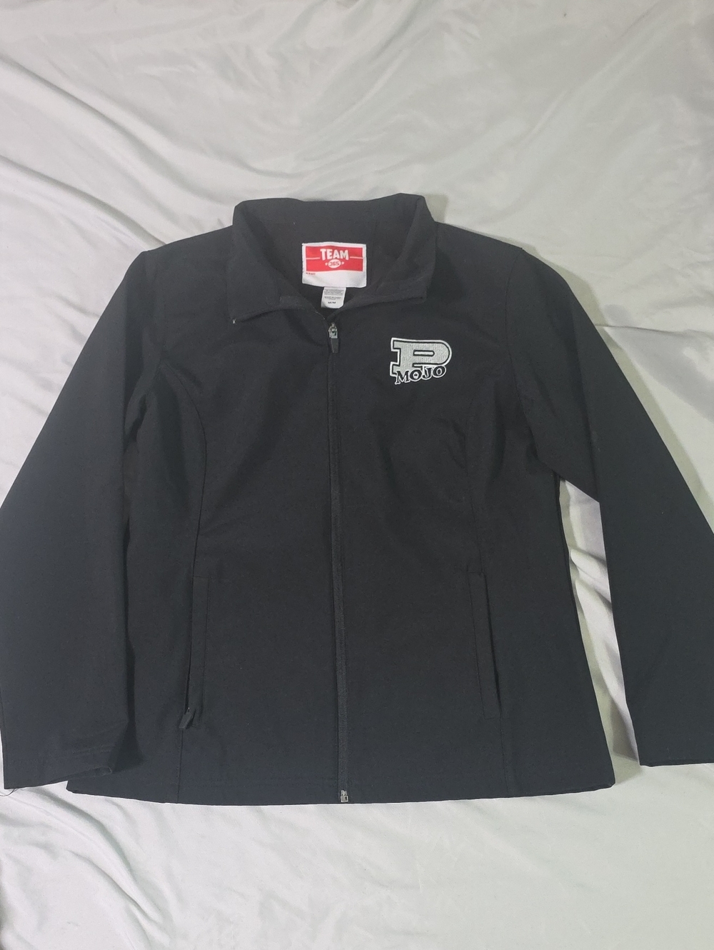 Mojo Black Full-Zip Utility Jacket for Women